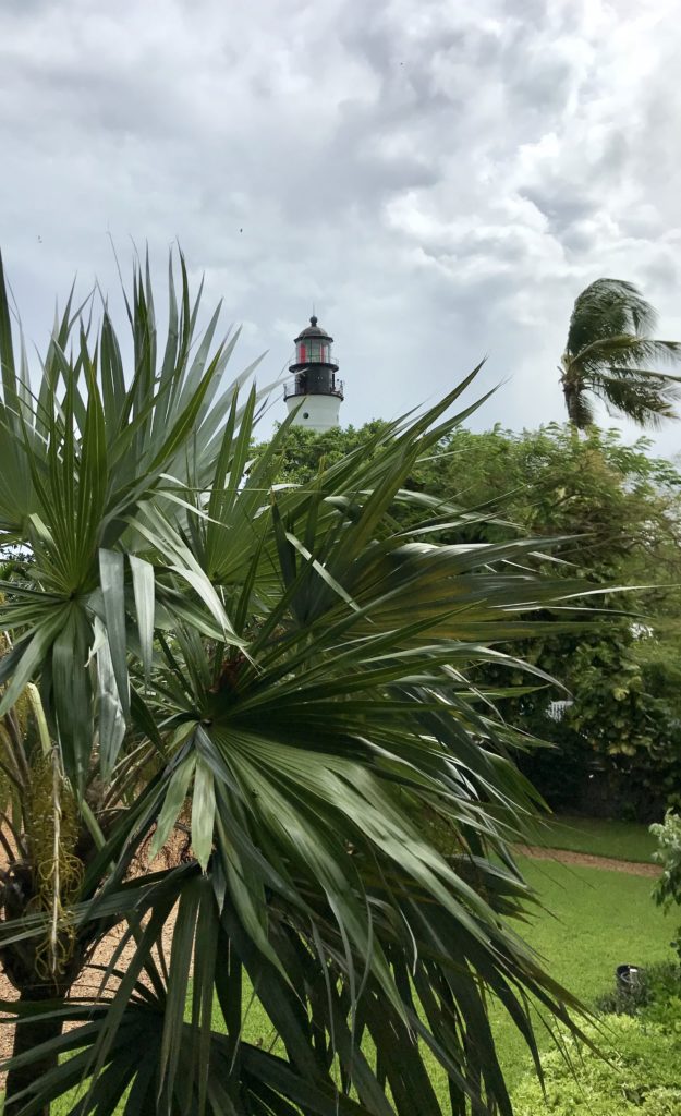 View of the lighthouse from Hemingway Home