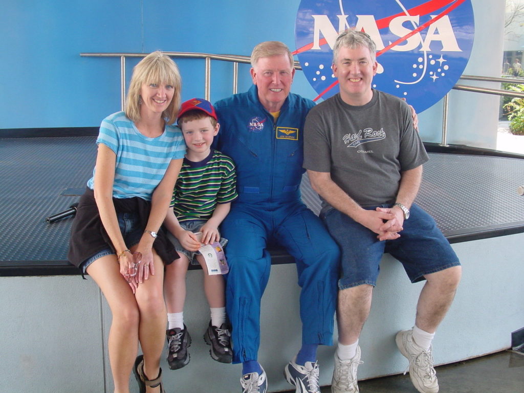 NASA Cape Canaveral Kennedy Space Center meeting an astronaut