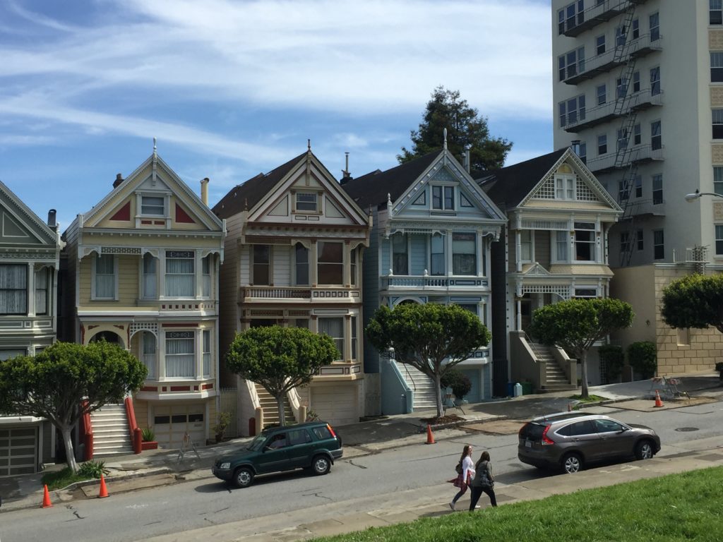 Painted Ladies San Francisco Victorian houses