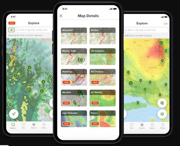 A travel blogger's recommended top day hiking apps