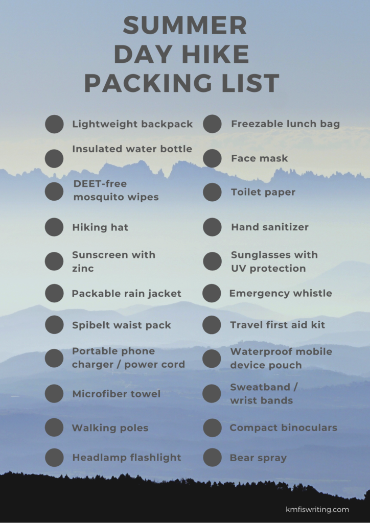 Best Day Hiking Essentials Packing List For Summer