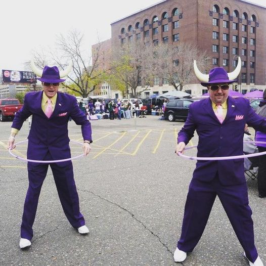 Minnesota Vikings Purple Pimps Hula Hoop