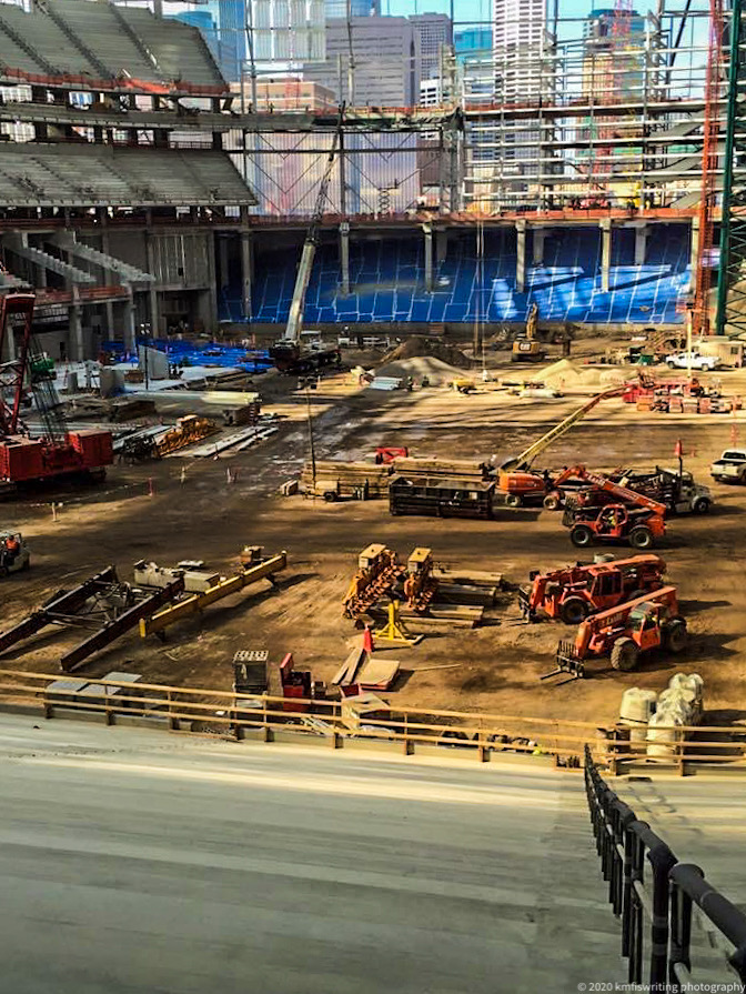 Minnesota Vikings stadium under construction