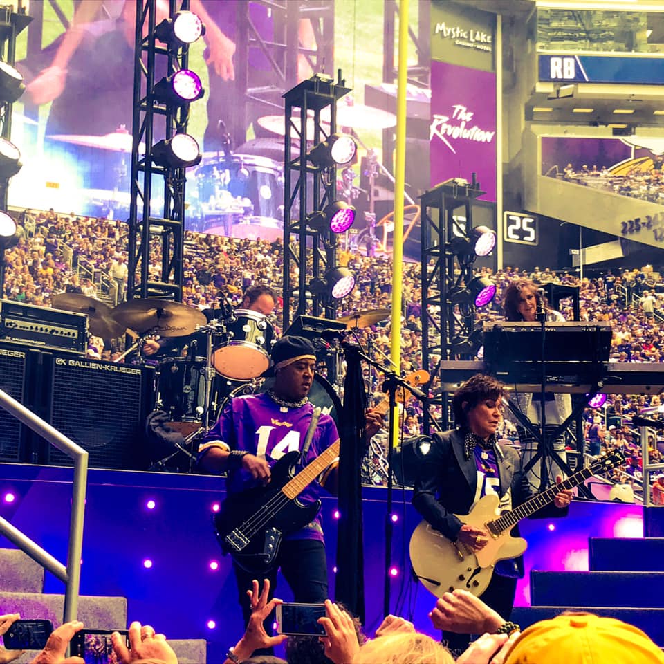 Minnesota Vikings halftime show with Prince The Revolution band