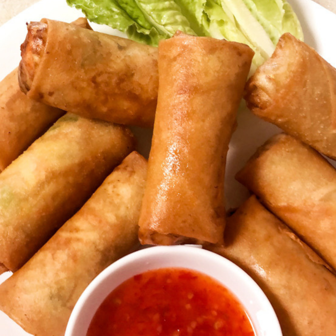 Crunchy Vegetarian Thai Egg Roll Recipe