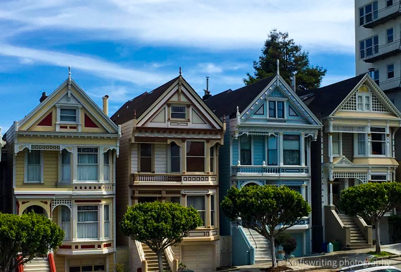 Painted ladies Victoria homes in San Francisco