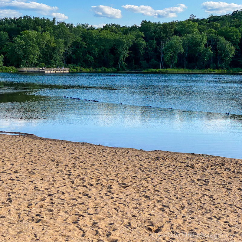 Alice Lake at William O'Brien State Park in Minnesota - state parks with swimming beaches